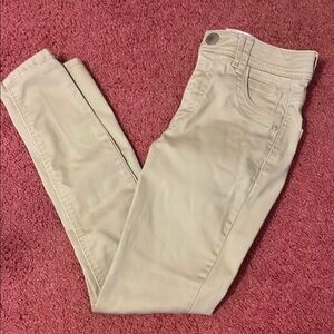 Stylish Khaki Skinny Jeans
